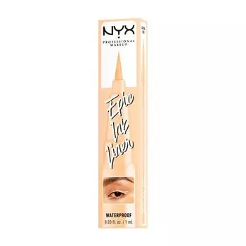 Жидкая подводка для глаз Epic ink liner с ручкой NYX Professional Makeup, цвет marshmallow, 1 мл