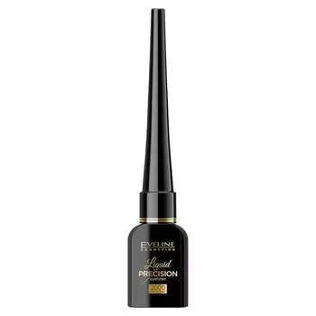 Жидкая подводка для глаз Matt Black, 4 мл Eveline Cosmetics, Liquid Precision