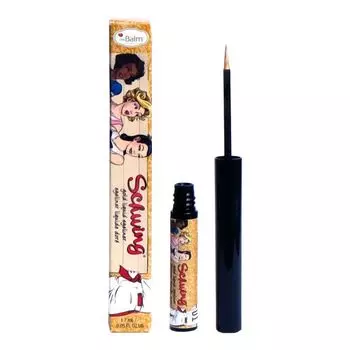 Жидкая подводка для глаз Schwing с ручкой The Balm, цвет gold, 1,7 мл