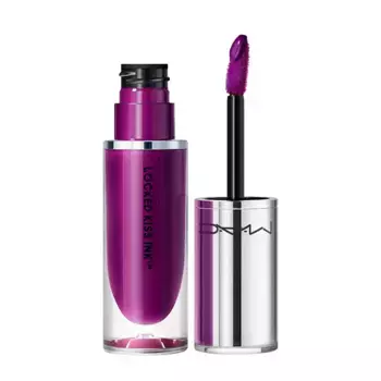Жидкая помада Locked Kiss Ink Mac Cosmetics, цвет mid-tone purple