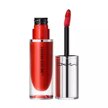 Жидкая помада Locked Kiss Ink Mac Cosmetics, цвет extra chili