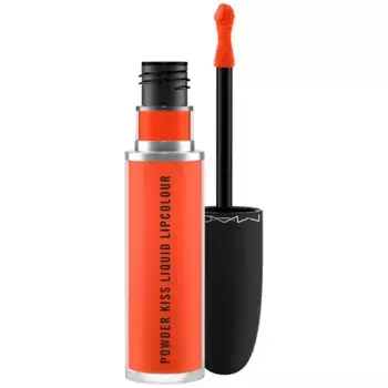 Жидкая помада powder kiss — курортный сезон Mac, цвет resort season
