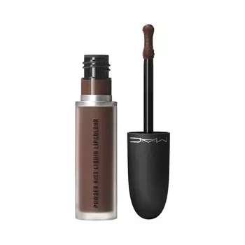 Жидкая помада powder kiss liquid lip Mac, цвет chestnut, 5 мл