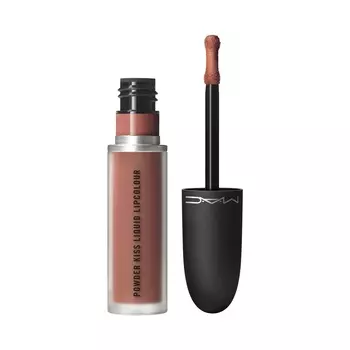 Жидкая помада powder kiss liquid lip Mac, цвет habit, 5 мл