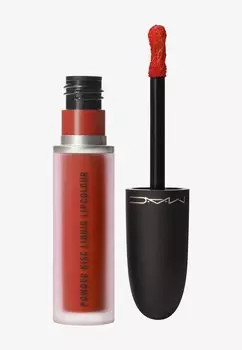 Жидкая помада POWDER KISS LIQUID LIPCOLOUR MAC, цвет devoted to chili
