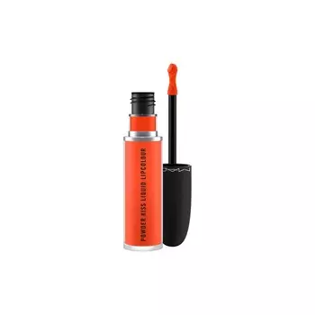 Жидкая помада powder kiss liquid lipcolour Mac, цвет resort season, 5 мл