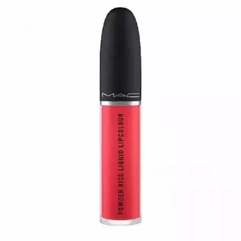 Жидкая помада Powder Kiss, оттенок Escandalo! MAC