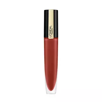 Жидкая помада Rouge Signature Parisian Sunset L'Oreal, цвет lead