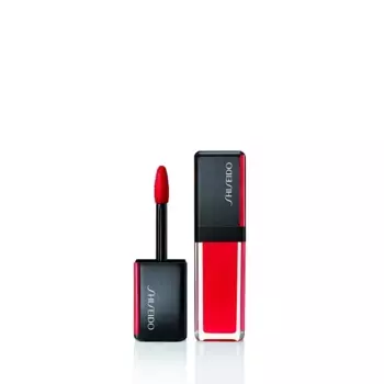 Жидкая помада с блестящим эффектом Lacquerink Lipshine Shiseido, цвет techno red