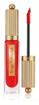 Жидкая помада с матовым финишем Bourjois Rouge Velvet Ink, оттенок 08 Coquelic Hot 3.5 мл