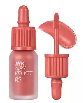 Жидкая помада, тушь Airy Velvet 03 Cartoon Coral, 4 г Peripera, Inny producent