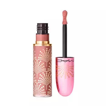 Жидкая помада, выпущенная ограниченным тиражом Powder Kiss Liquid Lipcolour Mac Cosmetics, цвет spiked cocoa