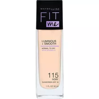 Жидкая тональная основа Maybelline Fit Me 30 мл 115 слоновая кость Maybelline New York
