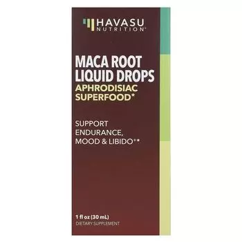 Жидкие капли корня маки, 1 жидкая унция (30 мл) Havasu Nutrition