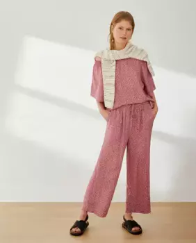 Жидкие пижамные штаны Southern Cotton, розовый