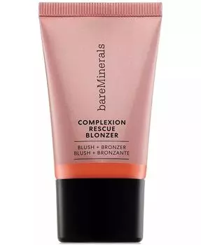 Жидкие румяна и бронзатор Complexion Rescue Liquid Blonzer, 0,5 унции Bareminerals, цвет Kiss Pink