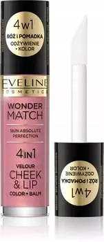 Жидкие румяна, Wonder Match 4в1 03 Eveline, Eveline Cosmetics