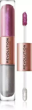 Жидкие тени для век 2 в 1 Makeup Revolution Double Up, Subliminal Lilac 2 2,2 ml
