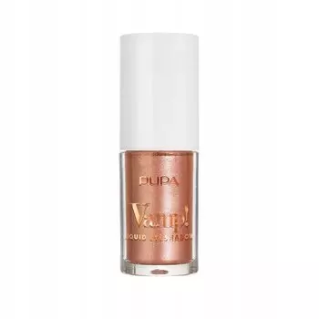 Жидкие тени для век PUPA Milano Shine Bright Vamp, оттенок 014 Sunset Bronze, 4 мл