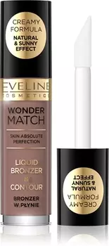 Жидкий бронзатор Eveline Cosmetics Wonder Match, 01 4,5 ml