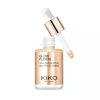 Жидкий хайлайтер для лица металлик 03 Gold Mine 10 мл KIKO Milano, Glow Fusion Highlighting Drops