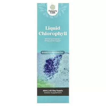 Жидкий хлорофилл, 2 жидких унции (60 мл) Nature'S Craft