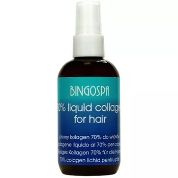 Жидкий коллаген 70% для роста и объема волос 100 мл Bingospa
