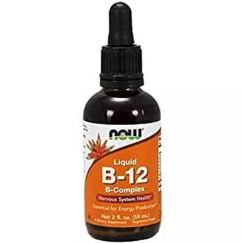 Жидкий комплекс B-12 B, 2 жидких унции, Now Foods