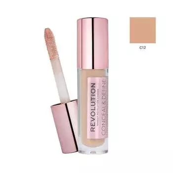 Жидкий консилер C12, 3,4 мл Makeup Revolution, Conceal & Define
