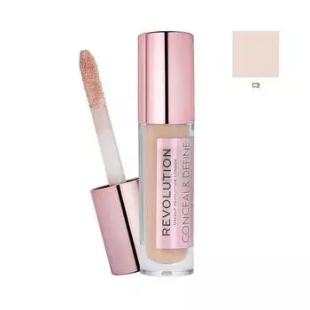 Жидкий консилер C3, 3,4 мл Makeup Revolution, Conceal & Define