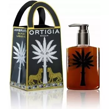 Жидкое мыло Амбра Нера 300мл, Ortigia