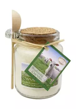 Жидкое мыло BADESALZ BADEZUSATZ SCHAFMILCH CLASSIC GLAS MIT HOLZLFFEL 300 G Florex