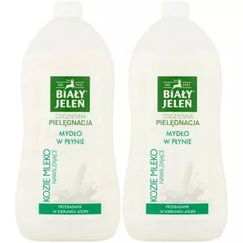 Жидкое мыло, бульон из козьего молока, 2х1л Biay Jele