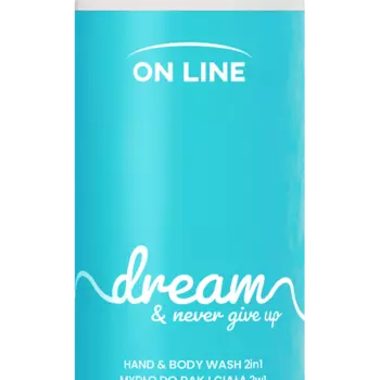 Жидкое мыло для мытья тела и рук, 390 мл On Line Dream&Never give up