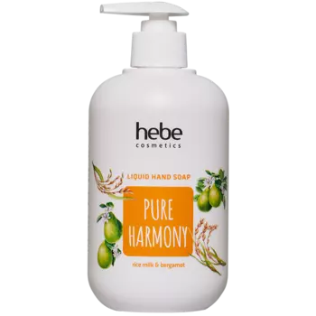 Жидкое мыло для рук, 500 мл Hebe Cosmetics Pure harmony rice milk&bergamot