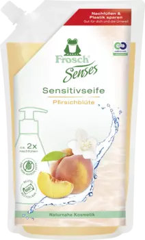 Жидкое мыло Frosch Senses Sensitivseife Pfirsichblte Nachfllbeutel