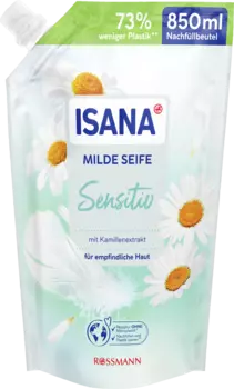 Жидкое мыло ISANA Milde Seife Sensitiv Nachfllbeutel