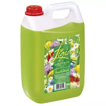 Жидкое мыло Лигия с ароматом полевых цветов 5кг., Ligia