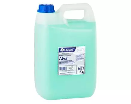 Жидкое мыло Merida M3T ALVA бирюзовый, канистра 5 кг