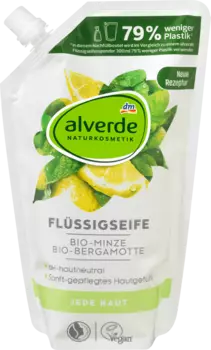 Жидкое мыло органическая мята органический бергамот NF 500 мл alverde NATURKOSMETIK