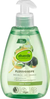 Жидкое мыло органическое оливковое органический апельсин 300 мл alverde NATURKOSMETIK