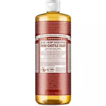 Жидкое мыло Pure-Castile Эвкалипт 32 унции 1000 мл Dr. Bronner's