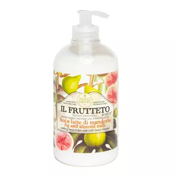 Жидкое мыло с инжиром и миндалем fig and almond milk liquid soap Nesti Dante, 500 мл