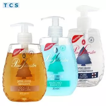 Жидкое мыло в дозаторе 300мл с 3 нотами аромата, Pino Silvestre