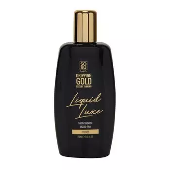 Жидкость для автозагара Liquid luxe medium Dripping Gold, 150 мл