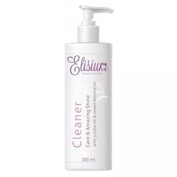 Жидкость для обезжиривания ногтей Elisium, Cleaner Care & Amazing Shine с маслом жожоба и миндалем 300мл