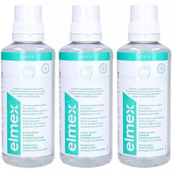Жидкость для полоскания рта, 3х400 мл Elmex Sensitive