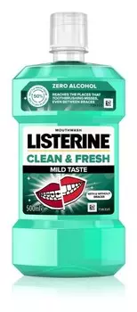 Жидкость для полоскания рта против кариеса Listerine Clean & Fresh