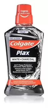 Жидкость для полоскания рта против зубного налета и для здоровых десен без спирта Colgate Plax Charcoal