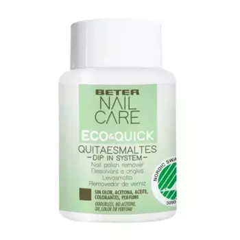 Жидкость для снятия лака без ацетона Eco & Quick Quitaesmaltes Dip In System Beter, 75 ml